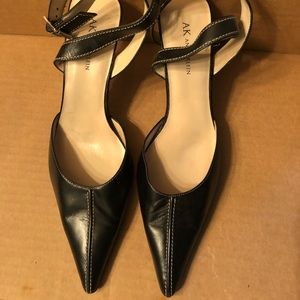 Cute Ann Klein ankle strap with low heel